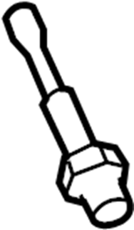 View 5F9Z9G444AB Oxygen Sensor (Rear, Lower) Full-Sized Product Image