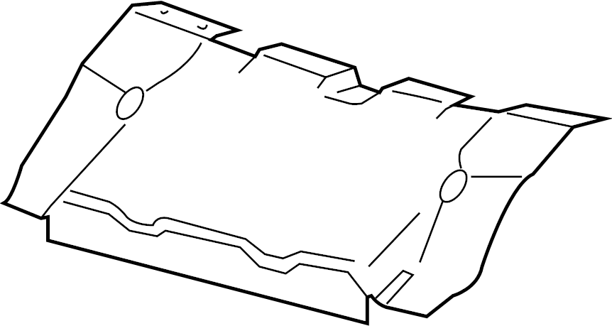 View 5L3Z8327A Radiator Support Air Deflector (Lower) Full-Sized Product Image