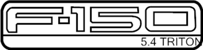View 4L3Z16720GA Fender Emblem Full-Sized Product Image