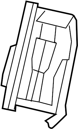 View 6L3Z1861019B Seat Back Frame Full-Sized Product Image