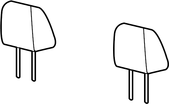 View 4L3Z18611A08ABC Headrest Full-Sized Product Image