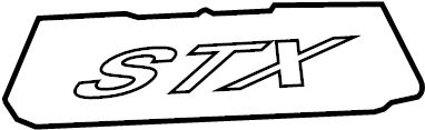 View 4L3Z9925622CAA Truck Bed Decal Full-Sized Product Image
