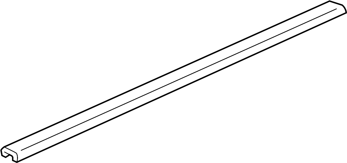 View 4L3Z9940602AAA Tailgate Molding (Upper) Full-Sized Product Image