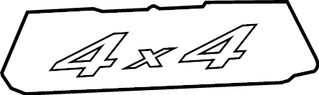 View 4L3Z9925622EAA Truck Bed Decal Full-Sized Product Image
