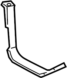View 5L3Z9054AA Fuel Tank Strap Full-Sized Product Image