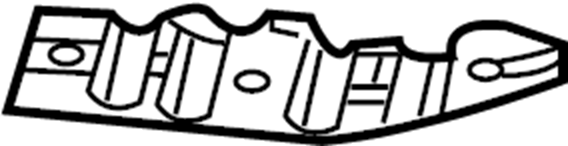 View AL3Z17C882B Bumper Cover Reinforcement (Lower) Full-Sized Product Image