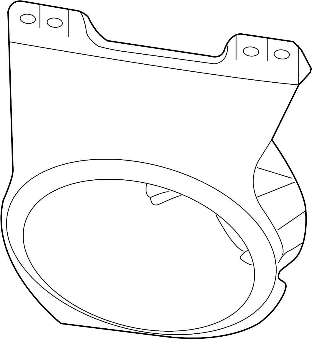 View 9L3Z15266B Fog Light Bracket Full-Sized Product Image