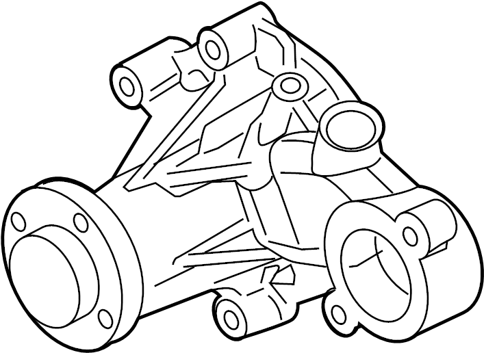 View BR3Z8501H Engine Water Pump Full-Sized Product Image