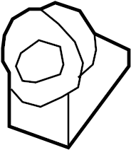 View 9L3Z16758F Hood Stop Buffer Full-Sized Product Image