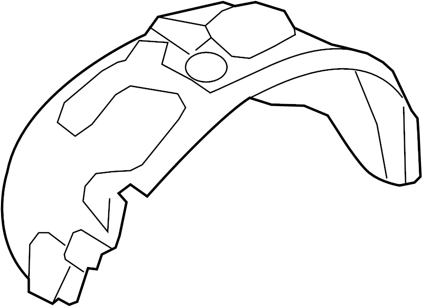 View BL3Z16102C Fender Splash Shield Full-Sized Product Image