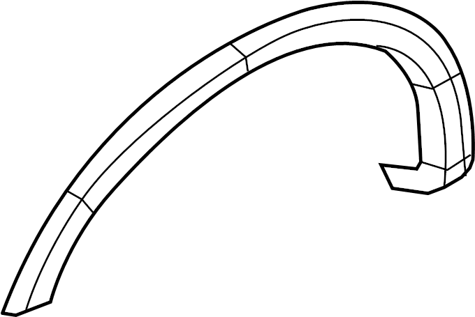 View 9L3Z16039APTM Fender Flare Full-Sized Product Image