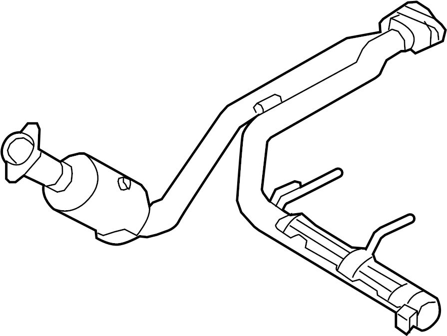 View BL3Z5E212F Catalytic Converter Full-Sized Product Image