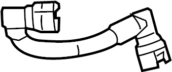 View BL3Z6A664A PCV Valve Hose Full-Sized Product Image