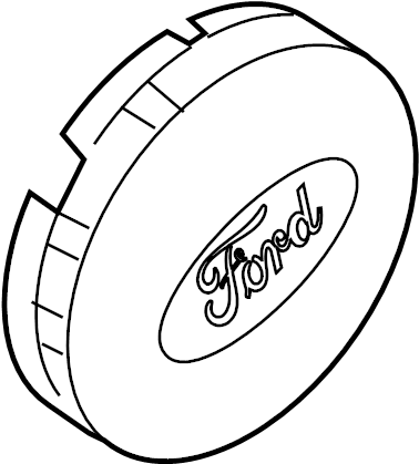 View CL3Z1130B Wheel Cap Full-Sized Product Image