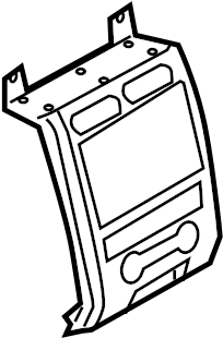 View 9L3Z1504302BB Instrument Panel Bezel Full-Sized Product Image