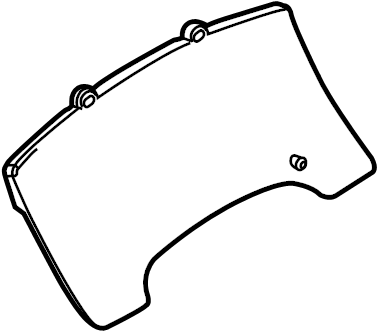 View BL3Z10890G Instrument Panel Lens Full-Sized Product Image