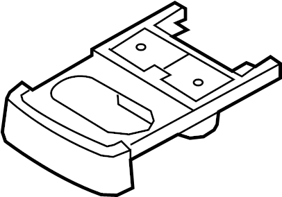 View 9L3Z1513562DA Seat Armrest Cup Holder (Front, Rear) Full-Sized Product Image