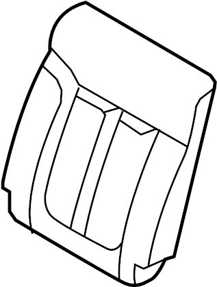 View 9L3Z1666601GA Seat Back Cushion Cover (Rear) Full-Sized Product Image