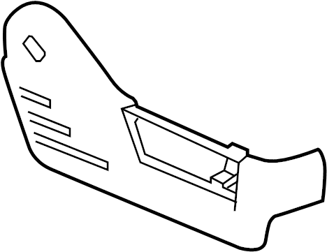 View BL3Z1862187AB Seat Track Cover Full-Sized Product Image