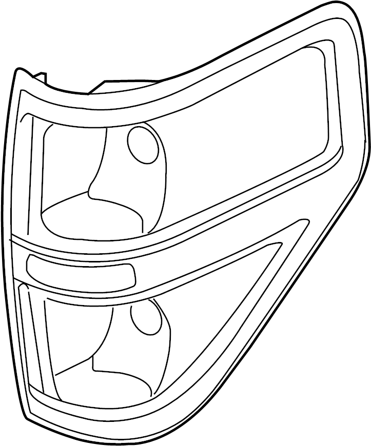 View BL3Z13405B Tail Light Assembly (Rear) Full-Sized Product Image