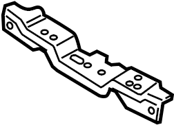 View 9L3Z17C947A Support. Bumper. (Front, Upper) Full-Sized Product Image