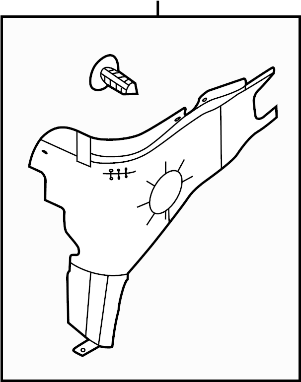 View BL3Z9E944A Radiator Support Baffle (Upper) Full-Sized Product Image
