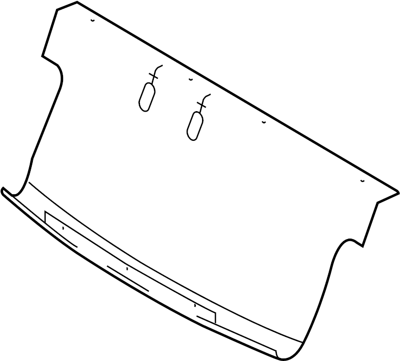 View 9L3Z8327B Radiator Support Air Deflector (Lower) Full-Sized Product Image