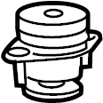 View 9L3Z1000154B Body Mount Cushion (Front, Upper) Full-Sized Product Image