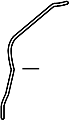 View BL3Z18502C52A Sunroof Drain Hose (Front) Full-Sized Product Image