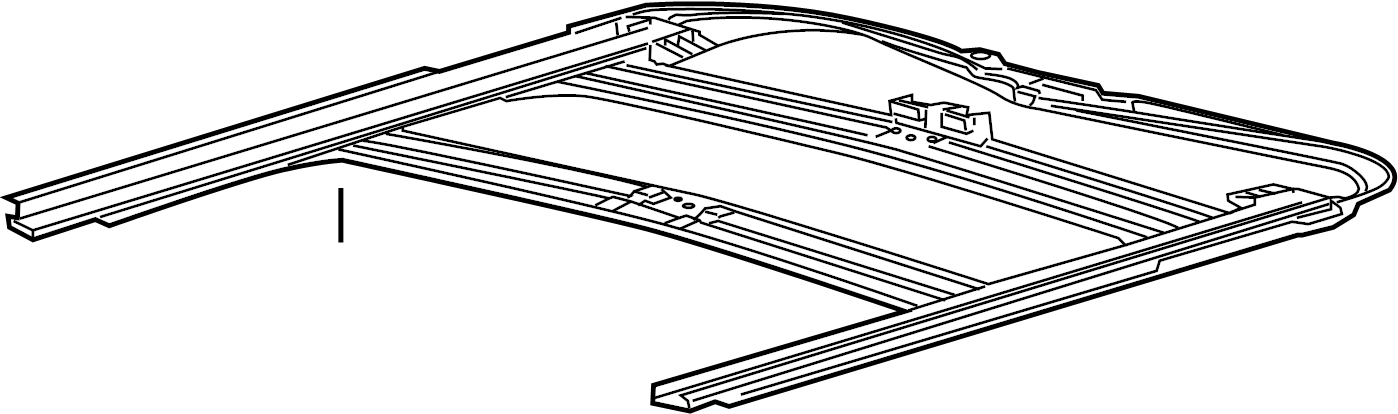 View 9L3Z1651070D Sunroof Frame Full-Sized Product Image