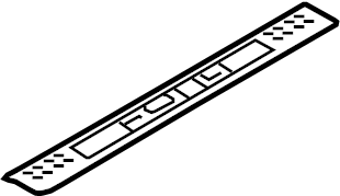 View 9L3Z1613209BA Door Sill Plate (Front) Full-Sized Product Image