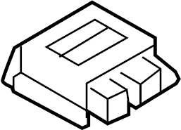 View AL3Z14B321F Air Bag Control Module Full-Sized Product Image