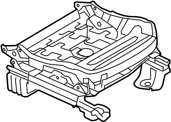 View CL3Z9661711A Seat Frame (Front) Full-Sized Product Image