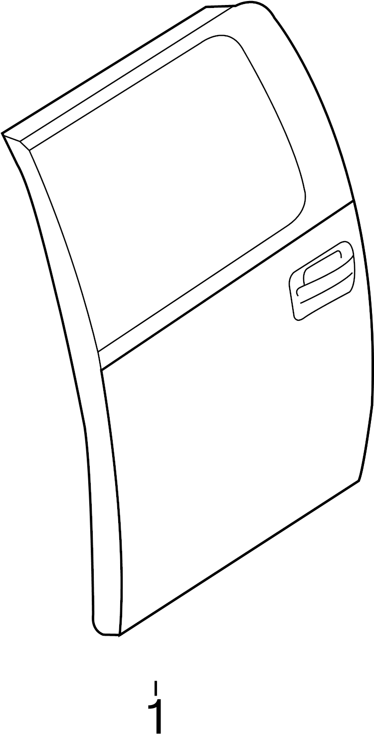 View AL3Z1624700A Door Outer Panel Full-Sized Product Image
