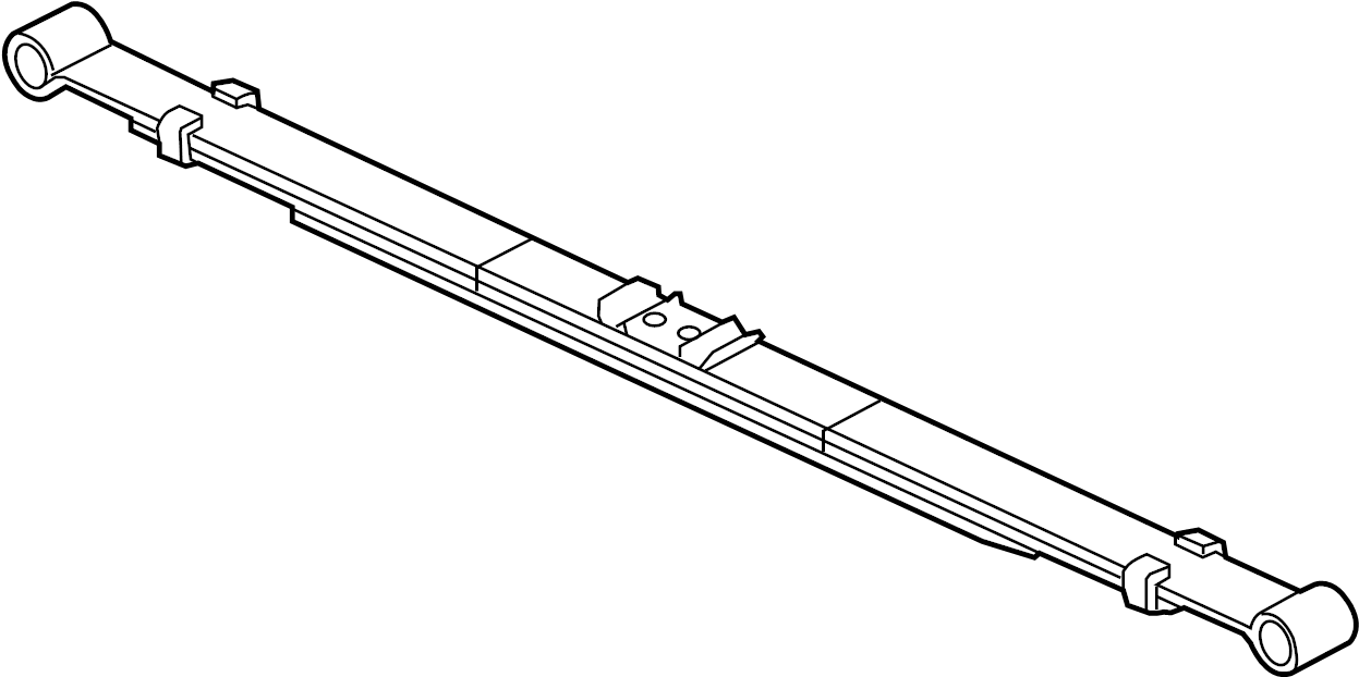 View DL3Z5560G Leaf Spring Assembly (Rear) Full-Sized Product Image