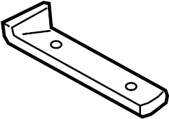 View HL3Z7222B Radiator Support Splash Shield Brace Full-Sized Product Image