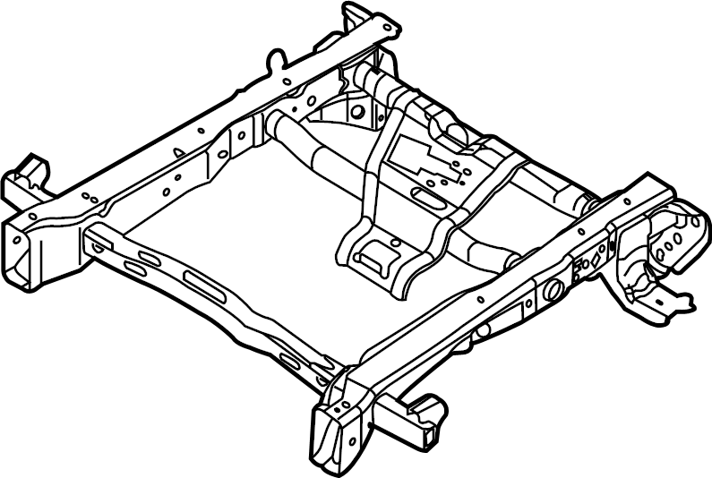 View ML3Z5F040H Frame. Crossmember. (Rear) Full-Sized Product Image