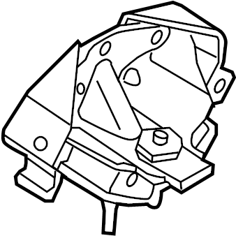 View HL3Z6068A Automatic Transmission Mount Full-Sized Product Image