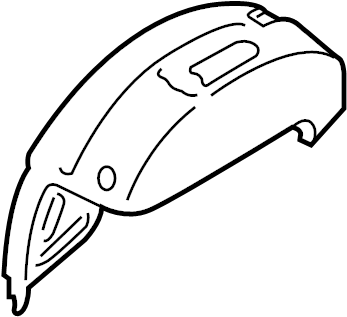 View HL3Z9927886A Wheel Housing Side Panel (Rear) Full-Sized Product Image