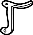 View JL3Z17755A Bumper Face Bar Bracket (Upper) Full-Sized Product Image