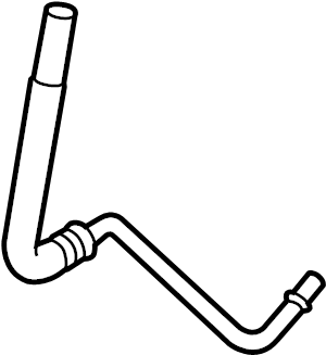 View FL3Z7B028P Automatic Transmission Oil Cooler Hose Assembly Full-Sized Product Image