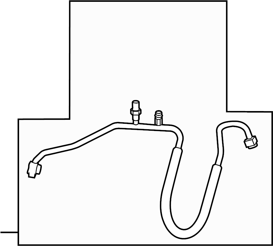 View FL3Z19972S A/C Refrigerant Discharge Hose Full-Sized Product Image