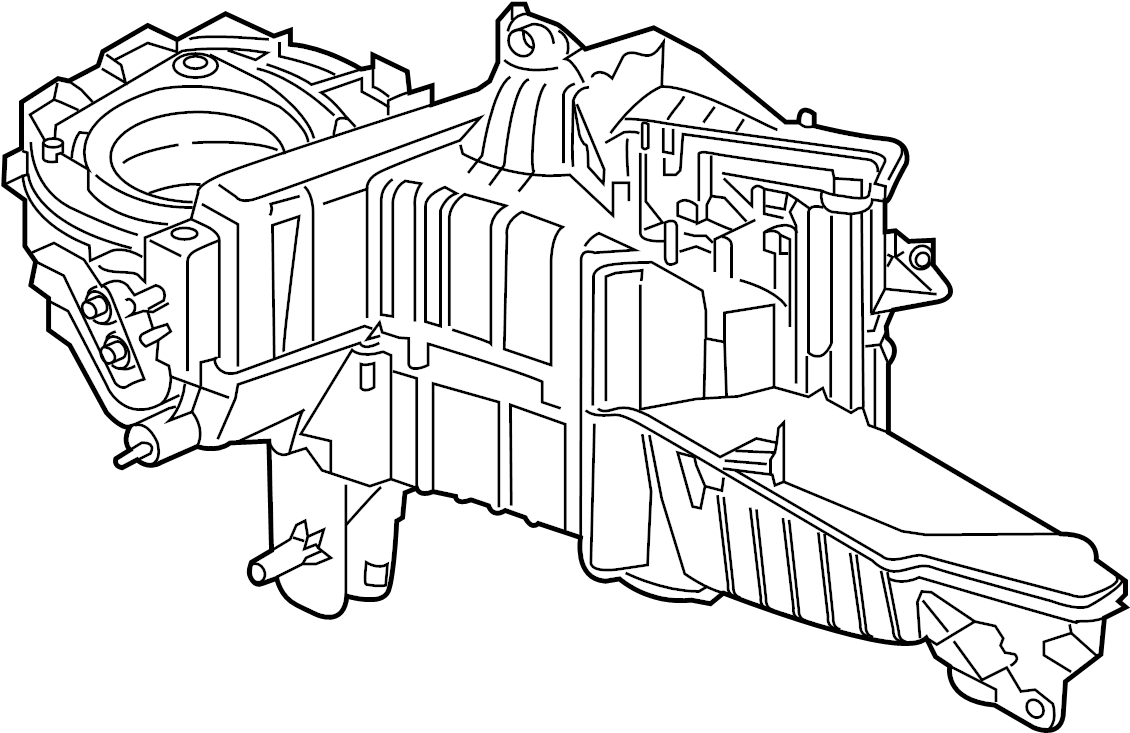 View HL3Z19850FF Housing. Case. Evaporator. (Lower) Full-Sized Product Image