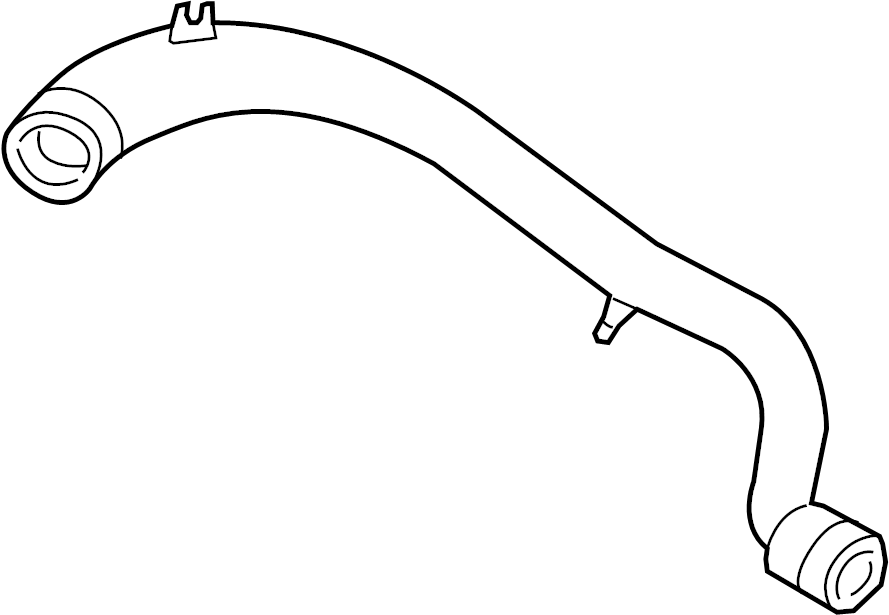 View FL3Z9R530A Turbocharger Inlet Hose Full-Sized Product Image