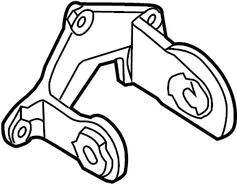 View HL3Z6038H Engine Mount Bracket (Front, Lower) Full-Sized Product Image