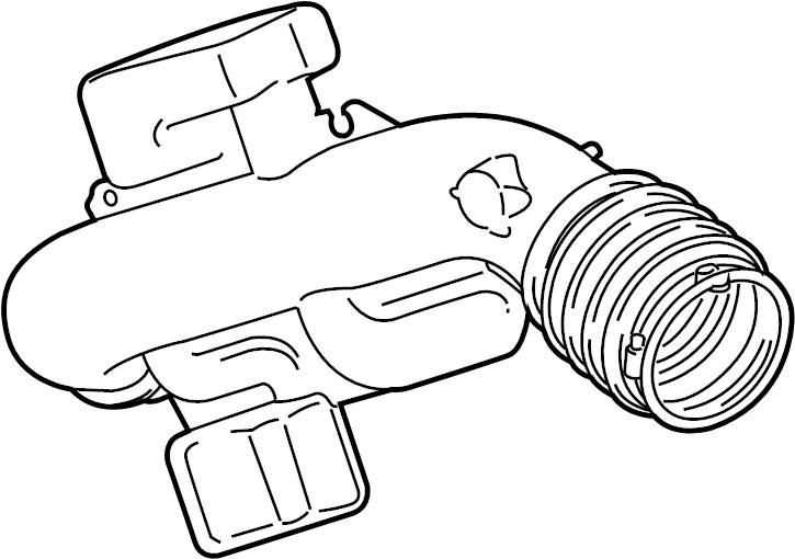 View FL3Z9B659B Engine Air Intake Hose Full-Sized Product Image