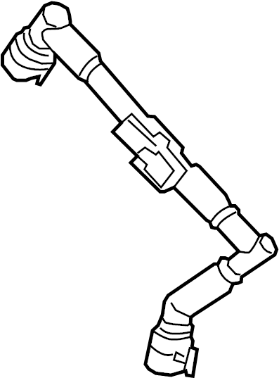 View HL3Z6758B PCV Valve Hose Full-Sized Product Image