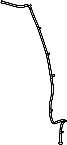 View FL3Z18502C52A Sunroof Drain Hose Full-Sized Product Image