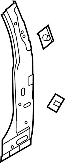 View FL3Z1640477A Body C-Pillar (Front, Rear, Upper) Full-Sized Product Image