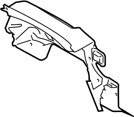 View JL3Z1501588D Engine Compartment Insulation Full-Sized Product Image